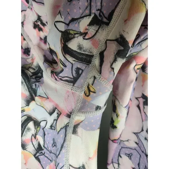 prAna pink floral leggings - small - Picture 3 of 5